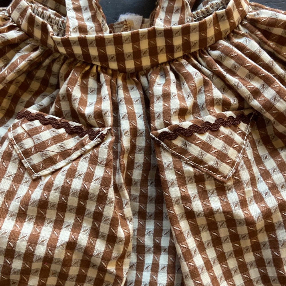 Pleasant Company American Girl Addy's Birthday Outfit Pinafore - Picture 3 of 3